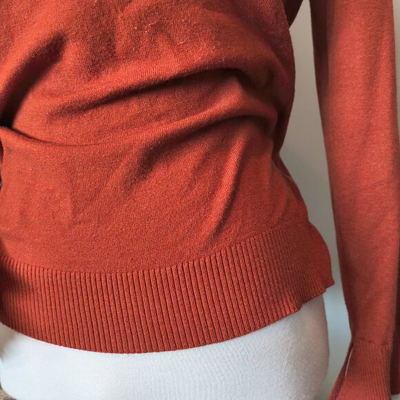 VILA MILANO Ruffled Neck & Cuffs Sweater - Picture 4 of 7